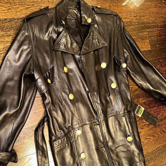 Vintage Butter Soft Leather Peacoat Woman’s Medium - Picture 2 of 5